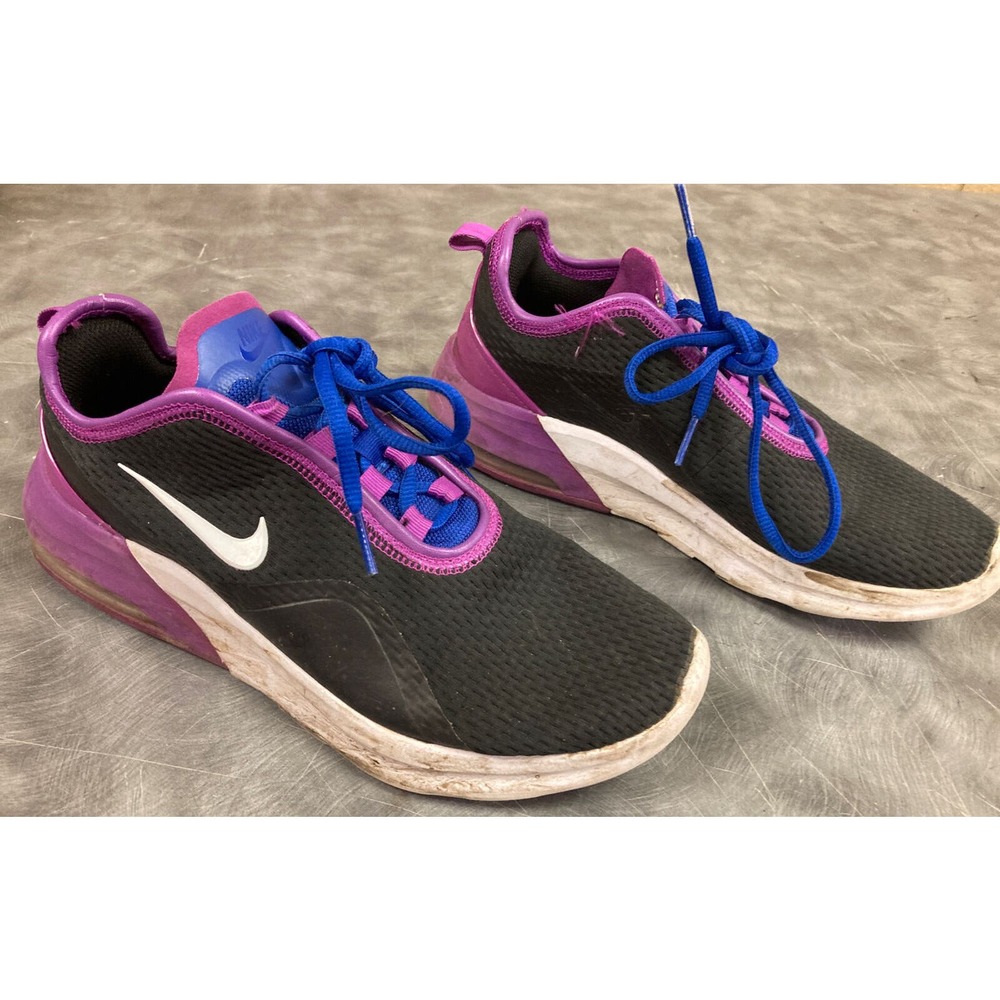 Nike Air Max Motion 2 Running Shoes Purple Black CD5440-001 Womens Size 8.5